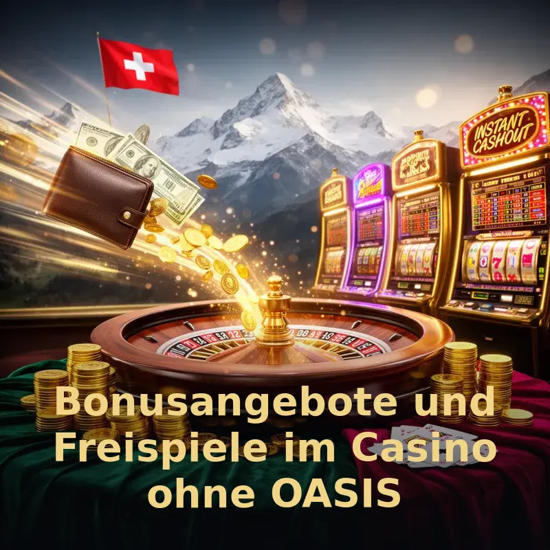 Bonusangebote und Freispiele im Casino ohne OASIS